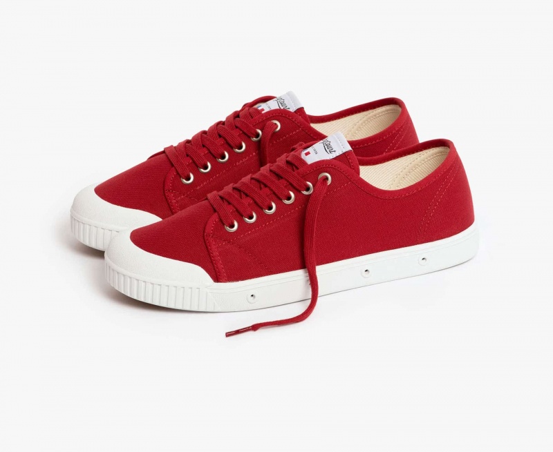 Basket Spring Court G2 Tela Rouge Femme | KSB-53910913